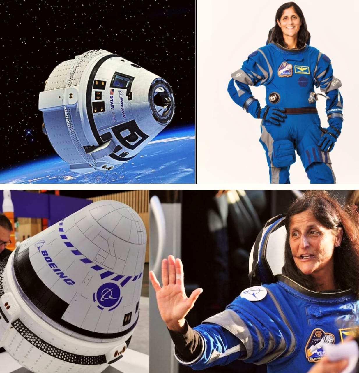 The Spacecraft with which Sunita Williams went to space has returned to Earth:-