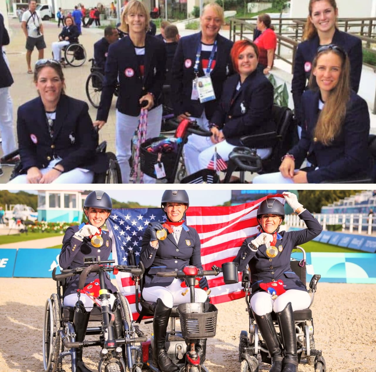 US Paralympic Dressage Team Earns Historic Gold in Team Final at Paris 2024 Paralympic Games