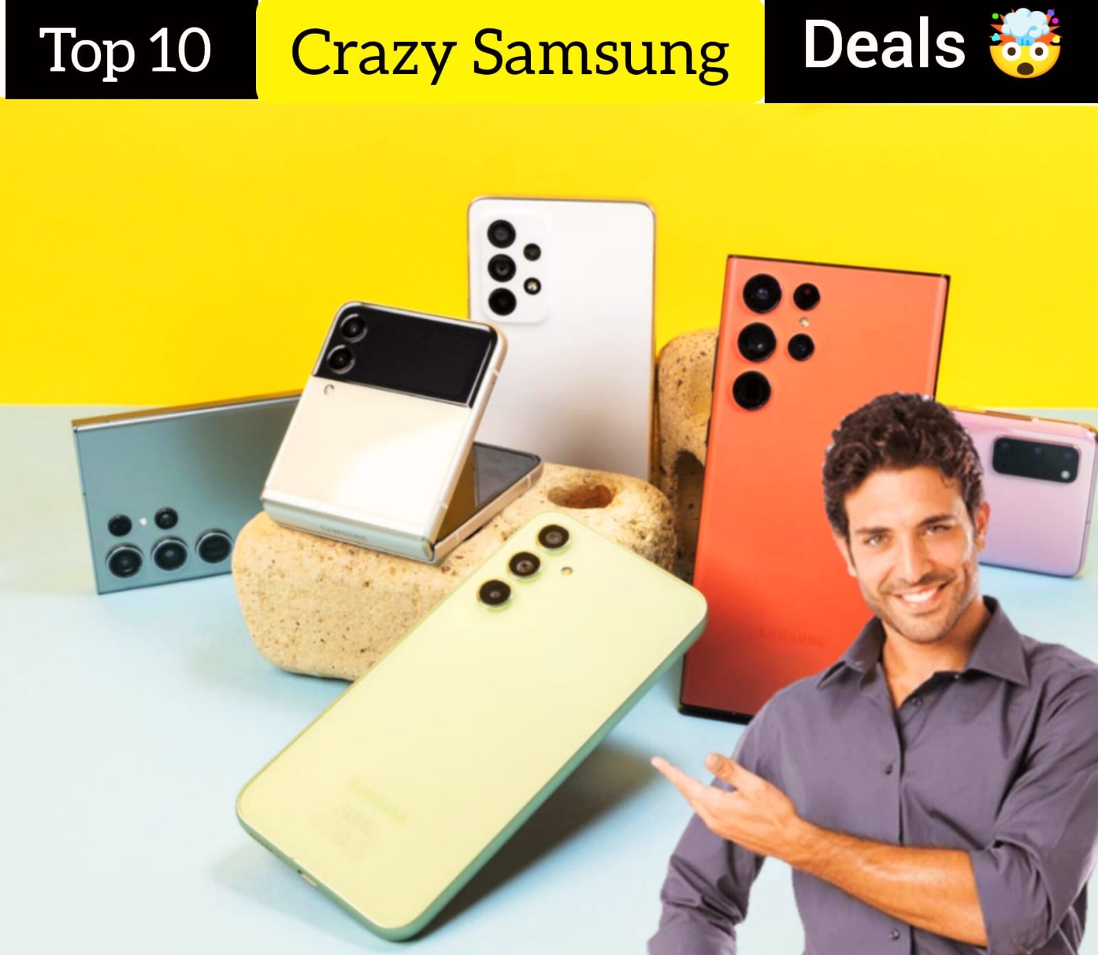 Top 10 Crazy Samsung Deals 🤯⚡Ft. Amazon GIF & Flipkart BBD 2024