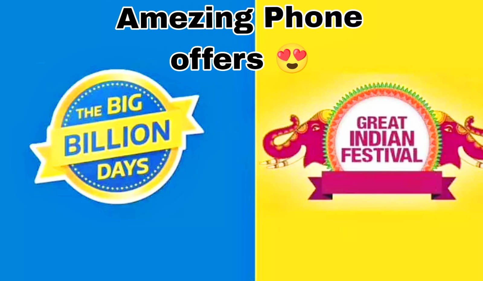 Don't MISS THIS : Top 50+ Phone Deals On Flipkart BBD & Amazon GIF Sale⚡